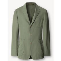 Hackett London Ungefüttertes 3-Knopf Sakko mit Leinen und Blasebalgtaschen, Tailored Fit in 54