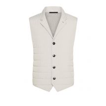 Hackett London Hybrid-Steppweste Satorial mit gestricktem Rückenteil und Reverskragen in S