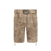 Spieth & Wensky Trachten-Lederhose Hirten aus weichem Ziegenvelours in 50