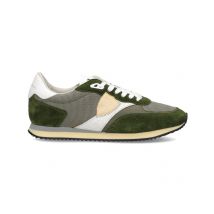 Philippe Model Low Runner Sneaker mit Mesh und Veloursleder in 43