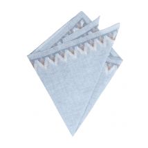 Biella Bandana aus Baumwolle mit gemustertem Rand in 0