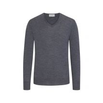 John Smedley Pullover aus reiner Schurwolle, V-Neck in S