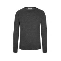 John Smedley Pullover aus Merinowolle, O-Neck in L