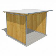 Difac -Abri de jardin en bois multi-usages - 2,03 x 2,03 m