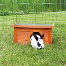 Trixie -Abri Natura pin vernis pour petits animaux Coloris Brun 40 x 20 x 28 cm