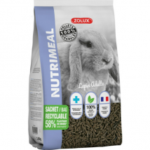 Zolux -Aliment complet Granulés Nutrimeal pour lapin nain Adulte - 2,5 kg- Céréales | Fruits