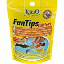 Tetra -Alimentation FunTips Tablets pastilles pour poissons 20 pastilles - Lot de 3