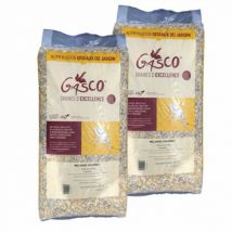 Gasco -Alimentation mélange de graines Gourmet pour oiseaux du jardin - Lot de 2 - Sac des de 5 kg