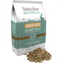 Supreme -Alimentation sans céréales pour lapin Selective Naturals - Sac de 1,5 kg