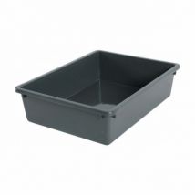 Zolux -Bac Eco à litière pour chat - 35.8 x 28.5 x 9.5 cm gris