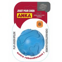 Anka -Balle caoutchouc dure Extrabounce pour chien Taille M Diamètre 7.5 cm