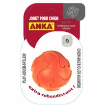 Anka -Balle caoutchouc dure Extrabounce pour chien Taille S Diamètre 6 cm