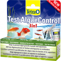 Tetra -Bandelettes Test Algae Control 3in1 Anti-Algues - Lot de 2 boîtes de 25 bandelettes