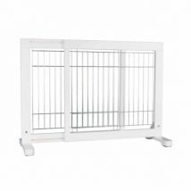 Trixie -Barrière réglable en pin blanc pour chien - 65–108 × 61 cm