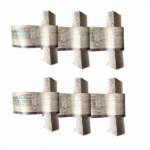 Anka -Bois de cerf à mâcher pour chien Taille M 50-80 g - Lot de 6- Cerf