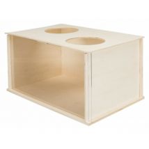 Trixie -Boite à creuser en bois pour rongeurs 58 × 30 × 38 cm