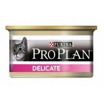 Proplan -Boîtes pour chats Pro Plan Adulte Delicate 24 boîtes 85 g- Dinde