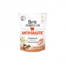 Brit - Care Functional Snack Antiparasitic pour effet antiparasitaire sur les chiens - saumon et camomille - Sac dehet de 150 g- Saumon | Camomille