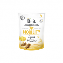Brit - Care Functional Snack Mobility pour articulations des chiens - calamar et ananas - Sac dehet de 150 g- Calamars | Ananas