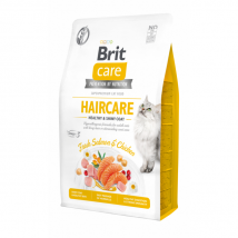 Brit - Care Grain Free Haircare Healthy & Shiny Coat pour chat adulte - 7 kg- Saumon | Poulet