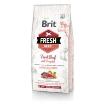 Brit - Fresh bœuf frais et citrouille pour chiot de grande race - 12 kg- Boeuf | Citrouille