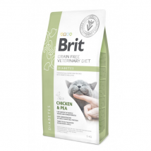Brit - Veterinary Diets Diabetes Grain Free pour chat - 5 kg- Traitement:Diabète- Poulet | Pois