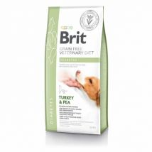 Brit - Veterinary Diets Diabetes Grain Free pour chien - 12 kg- Traitement:Diabète- Dinde | Pois