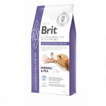 Brit - Veterinary Diets Gastrointestinal Low Fat Grain Free pour chien - Sac de 12 kg- Traitement:Troubles digestifs- Hareng | Pois