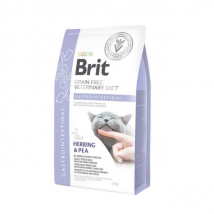 Brit - Veterinary Diets Gastrointestinal Grain Free pour chat - 2 kg- Traitement:Troubles digestifs- Hareng | Saumon | Pois