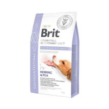 Brit - Veterinary Diets Gastrointestinal Grain Free pour chien - 2 kg- Traitement:Troubles digestifs- Hareng | Pois