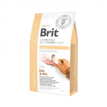 Brit - Veterinary Diets Hepatic Grain Free pour chien - 2 kg- Traitement:Troubles du foie- Oeuf | Pois