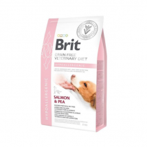 Brit - Veterinary Diets Hypoallergenic Grain Free pour chien - 2 kg- Traitement:Hypoallergenique- Saumon