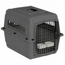 Petmate -Cage de transport Sky Kennel normes IATA - Taille Medium Coloris Gris
