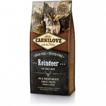 Carnilove - Adult Reindeer au renne pour chien - Sac de 11,5 kg - Reconditionné - DLUO 09/08/2024 (DLUO 6 mois)- Renne