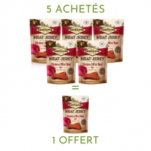 Carnilove - Jerky - friandises poulet et gibier pour chien - 5 achetés = 1 offert- Poulet | Sanglier