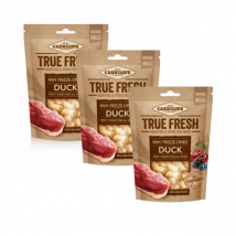 Carnilove - Raw freeze-dried pour chien - Lot de 3 sachets - Canard et fruits rouges- Canard | Lapin | Fruits | Citrouille