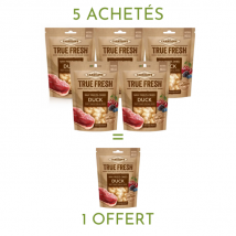 Carnilove - Raw freeze-dried pour chien - Canard et fruits rouges - 5 achetés = 1 offert- Canard | Lapin | Fruits | Citrouille