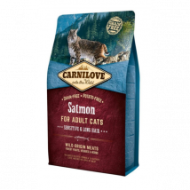 Carnilove - Sensitive & Long Hair Saumon pour chat sensible - Sac de 2 kg- Saumon