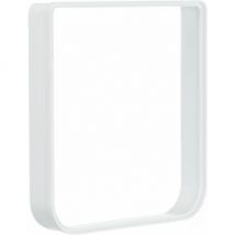 Trixie -Chatière 4 positions XL avec tunnel 24 × 28 cm - Tunnel supplémentaire Coloris Blanc