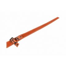 Flamingo -Collier Bowtie Whiskey Long 40 cm larg 2 cm