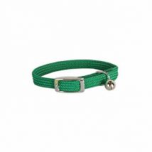 Chadog -Collier nylon avec sangle élastique pour chat Coloris Vert