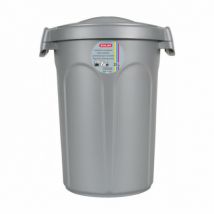 Zolux -Conteneur à croquettes en plastique - couleur gris 46 Litres