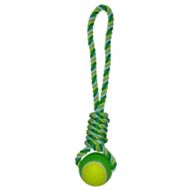 Anka -Corde avec balle de tennis pour chien Longueur 48 cm