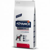 Advance -Croquettes pour chiens Veterinary Diets Diabetes Colitis - Sac de 3 kg- Traitement:Diabète | Obésité- Betterave | Maïs | Volaille