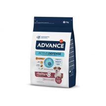 Advance -Croquettes Senior Mini Vitality 8+ pour chiens - Sac de 3 kg- Betterave | Maïs | Poulet | Riz | Volaille