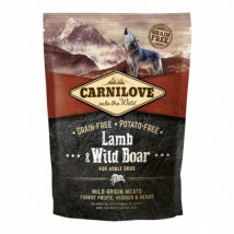 Carnilove - sanglier sauvage & agneau pour chien adulte - Sac de 1,5 kg- Agneau | Sanglier