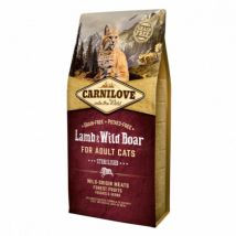Carnilove - chat stérilisé Agneau & Sanglier - Sac de 6 kg- Agneau | Sanglier