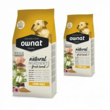 Ownat -Croquettes Classic à l'agneau et au riz pour chien - Lot de 2 sacs de 4 kg- Agneau | Riz