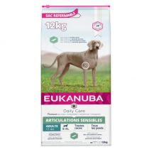Eukanuba -Croquettes Adulte Daily Care Articulations Sensibles - Sac de 12 kg- Dinde | Poulet