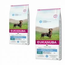 Eukanuba -Croquettes DailyCare au Poulet pour chien Stérilisé de Petite et Moyenne Races - Lot de 2 - Sac des 12 kg- Poulet | Dinde